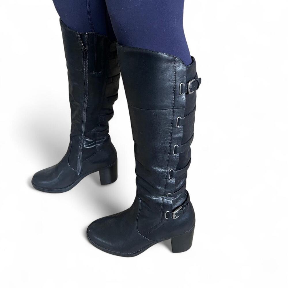 Black Knee High Boots - Picture 2 of 8
